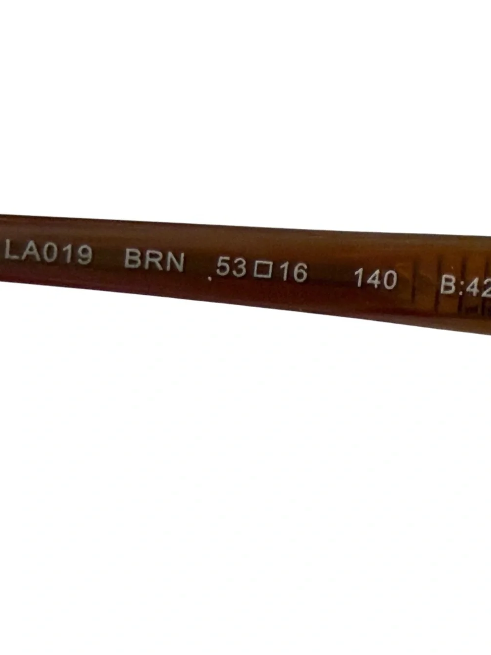 L.A.M.B. LAMB Eyeglasses Square Frames LA019 Color BRN 53/16 140 B:42
